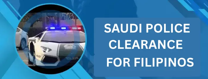Saudi police clearance