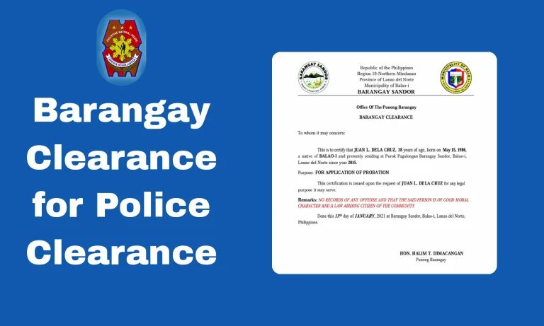 Barangay Clearance for PNP: Requirements & Fees 2026 1 Barangay Clearance online process